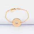 2022 New Design 925 Silver Circle Bracelet Custom Bracelet Jewelry for Women