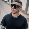 2022 One Piece UV400 Sunglasses Windproof and Oversized Design for Sports Riding Men and Women