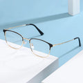 Fashion Color Changing Anti Blue Light Glasses New Tide Metal Anti Blue Light Glasses Retro Photochromatic Glasses