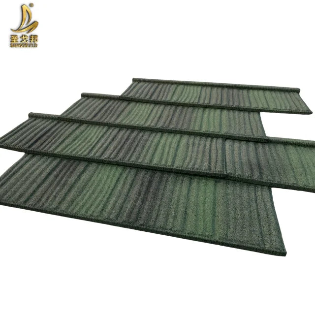 European Building Style Milano Design Stone Coated Metal Roofing Sheets Rustproof Roofing Materials for Villa
