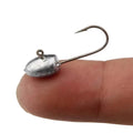 Spinpoler 1g/2g/3g/4g Soft Worm Jig Heads Hook Soft Artificial Bait Freshwater Seawater Barbed Lead Fishing Tackle Hooks