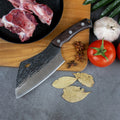 Custom Handmade Forged Stainless Steel Cleaver Butcher Knife Chopper Outdoor Kitchen Chef's Knife Slaughter Knife Wood Handle
