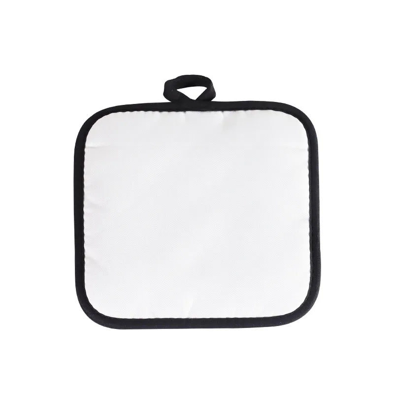 Sublimation Linen Fabric Placemat Heat Insulated Table Mat Coaster Custom Logo Washable Non-slip Heat Insulation Pad