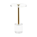 Clear Custom Small End Table Assembly Side Table Round Coffee Table Living Room Furniture Acrylic