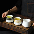 Saudi Cafe  200ml Japanese Style Customized Logo Small Water Cup Personalized Tea Cup Ceramic Coffee Cup