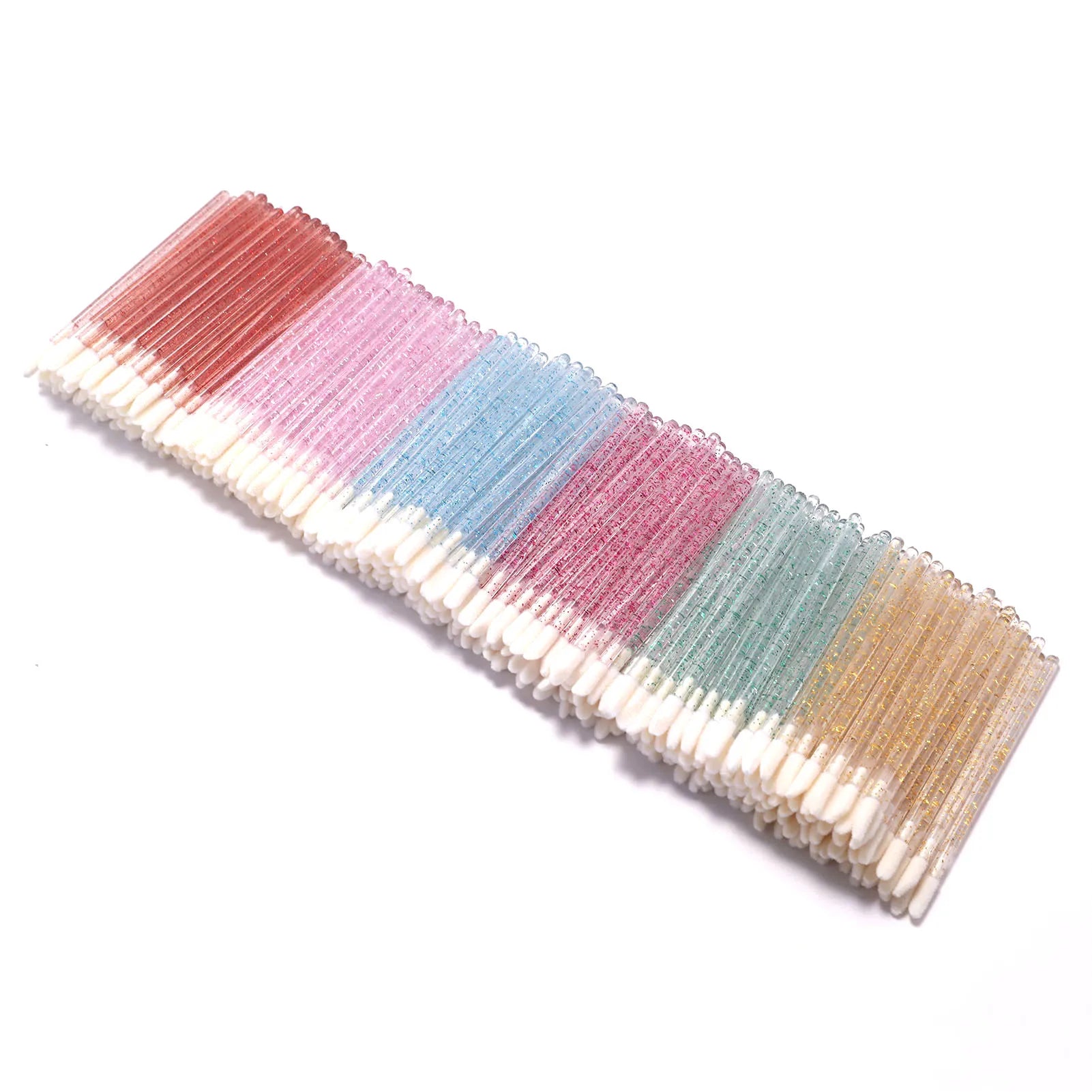 Crystal Mascara Wands Applicator Diamond Disposable Lip Brushes Cosmetic Eyelash Brush Women Make up Brushes Tools