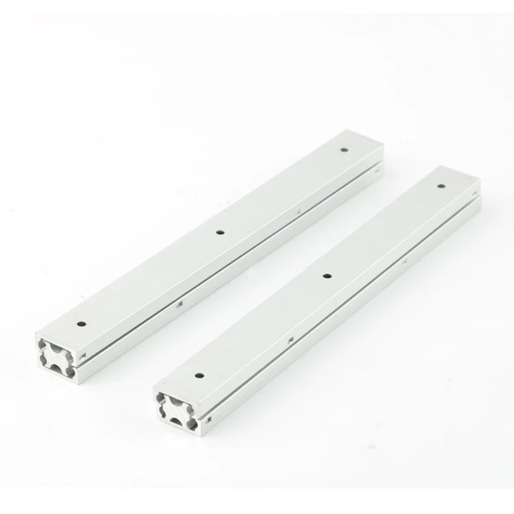 Small Drawers Storage Boxe Miniature 20mm Width High Precision Aluminium Slide Rail
