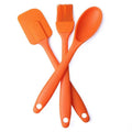 Hot Sale Baking Kitchenware Heat Resistant Scraper Brush Set DIY Cake Tools Silicone Cream Cake Spatula Butter Mixer Brush