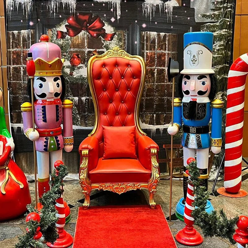 6ft Life Size Nutcracker Christmas Giant Outdoor Nutcracker Holiday Decoration