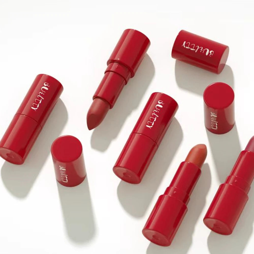 Private Label Hyaluronic Acid Aloe Vera Lip Lipstick Set Matte Cream Form without Drying Lips Red Pink Makeup Essentials