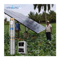 600W 48V 4.5m3/h 80M 1.25inch High Head DC Deep Well Solar Submersible Water Pump With Stainless Steel Impeller