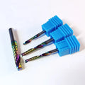 Jinchuan 5A Single Flute DLC Coated High Speed Germany Carbide End Mills Acrylic PVC Custom ODM/OEM Spiral Router Bits