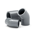 UPVC 45 Degree Elbow Water Pipe Fittings YIFENG Brand 3 Year Warranty 20-110mm Sizes