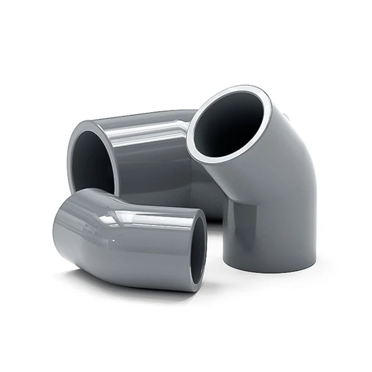 UPVC 45 Degree Elbow Water Pipe Fittings YIFENG Brand 3 Year Warranty 20-110mm Sizes