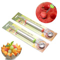 Hot Selling Fruit & Vegetable Tools Stainless Steel Dual-Purpose Watermelon Spoon Scoop Fruit Corer Melon Baller
