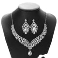 Deluxe Austrian Luxury Bridal Wedding Crystal Jewelry Sets for Women