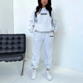 Women's Clothing Wholesale Fleece Tracksuit Custom Sweatsuit High Quality 2 Piece Hoodie and Jogger Sweatpants Set