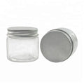 50g Clear PET Cosmetic Packaging Jar with Round Shape and PET Screw Top Lid UV Printed for Skin Care Cream