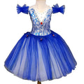 Long Gauze Skirt Peng Girls Dance Ballet Children Cute Performance Dress
