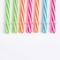 Customized Creative Drinking Eco Friendly Print Reusable Plastic Straws