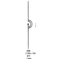 Wrought Components Forged Iron Baluster Spindle for Staircase Railing Handrail Balustrade Balcony Gate Fence Parts