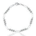 Wholesale Hiphop Bracelet 3mm 925 Sterling Silver Bracelets VVS Moissanites Diamond Bracelets