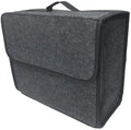 Soft Felt Vacuum Compressed Eco-Friendly Storage Basket Bag Organizer for Car Trunk
