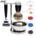 JDK New Design Shaving Brush Stand Beard Care Barber Safety Razor Holder