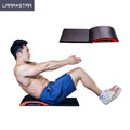 LS1122 Eco-Friendly PVC Ab Exercise Mat Full Range of Motion Trainer Pad for Abdominal Workouts Core Trainer & Sit-up Pad