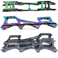 Cnc Inline Roller Speed Skate Shoes Frame Aluminum 4 Wheels Inline Speed Skating Frame with Mounting Distance 150mm 165mm 195mm