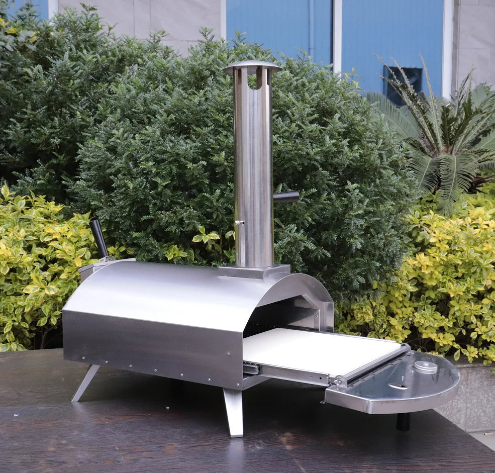 Factory Direct Gas Burning Sliding  Pizza Oven Outdoor Portable