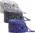 Working Hat One Size Waterproof Adjustable Tie Back Cap with Sweatband Breathable Work Cap for Men Women