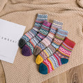 Luxury Sheep Rabbit Hair Blend Knitted Crew Socks Ultra Soft Warm Winter Premium Comfortable Gift for Men Women