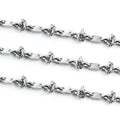 New Stainless Steel Coffee Bean Knotted Chain Fashion DIY Necklace Bracelet Hipster Accessories Shaped Taige