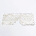 DIY Cosmetics Factory Blood Orange Anti-Aging Eye Skin Care Sleeping Clear Quartz Crystal Eye Mask Jade Roller