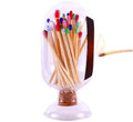 Clear Glass Match Jar Cloche Bottle Factory Wholesale Custom Glass Match Cloche Bottle Matches in Glass Jar With Striker Paper