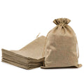 7*9cm DIY Craft Small Burlap Gift Bags Custom Printed Hemp Bag Pack Jute for Wedding Baby Shower Classmates Festival
