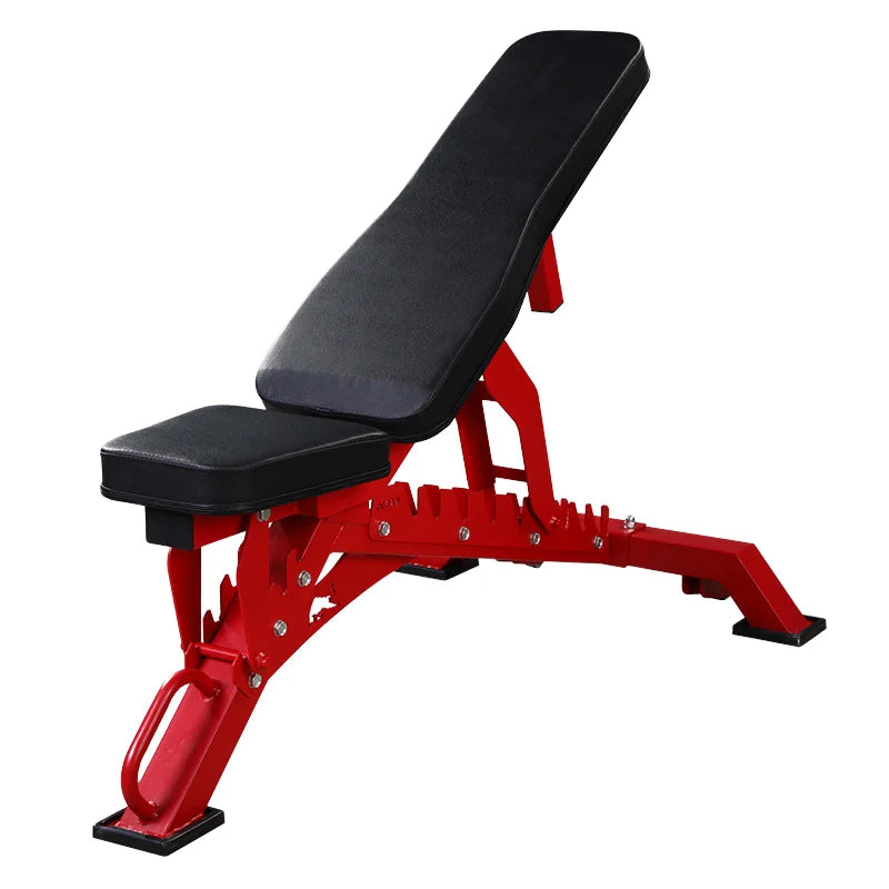 Hot Selling Commercial Adjustable Flat Incline Decline Fitness Bench Home Gym Dumbbell Press Bench Made Durable Metal Top Seller