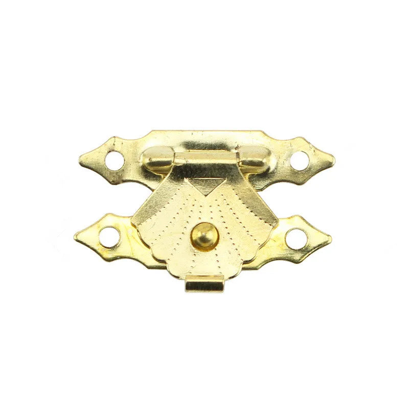 Stock Supply Box Accessories 29 X 19mm Gold Metal Mini Jewelry Box Locks
