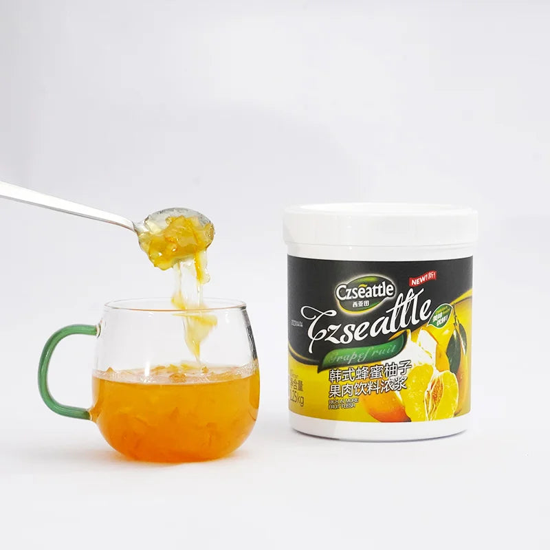 Czseattle Korean-style honey pomelo fruit jam drink & beverage concentrated fruit jam for milk tea bubble tea ingredients