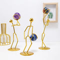 Interesting Special Crystal Craft Player Model with Crystal Ball for Decoration
