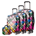 ABS+PC Lightweight Zipper Trolley Equipaje Luggage Suitcase for Trolley Traveling Bag