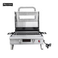 1200W Premium Electric BBQ Grill Stainless Steel Build with Cast Iron Griddle & Glass Window Design 450â„ƒ Temperature Range