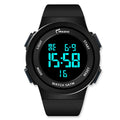 Multi-Functional Outdoor Electronic Students' Wrist Digital Rubber Watch Glow-in-the-Dark Feature for Running Swimming Calendar