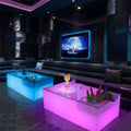 Outdoor Furniture Entertainment Event Party Night Club Plastic Furniture Led Lighted bar Table and Chair Sofa Sets