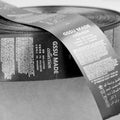 Luxury 3D Handbag & Garment Name Labels Custom Color Woven Labels with Center Fold for Bags & Shoes