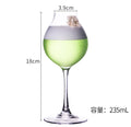TikTok Hot Selling Transparent Round Cocktail Glass Cup Fragance Tall Cup Goblet Creative Pub Bar Cafe Banquet Feast Glass Cup