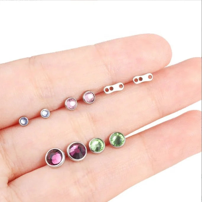 Gaby ASTM F136 Titanium G23 Dermal Anchor   Piercing Jewelry Christina Ring  Body Piercing Jewelry