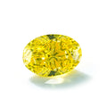 Fancy Vivid Yellow Lab Grown Diamond Oval Cut 1.5-2cts Size Colorful CVD HPHT IGI Certificate Man Made Lab Diamonds for Jewelry