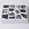 Hongzhuo Wholesale Natural Reiki Healing Crystal Stones Gem Mineral Moss Agate Specimens Box for Gift
